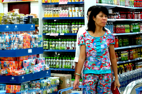 Chỉ số giá tiêu dùng tháng 3/2011 cho thấy giá cả tăng cả ở 11 nhóm hàng hóa, dịch vụ tiêu dùng thiết yếu.