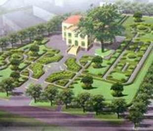 Mô hình công viên cây xanh tại khu đất 42 Nhà Chung, Hoàn Kiếm, Hà Nội.
