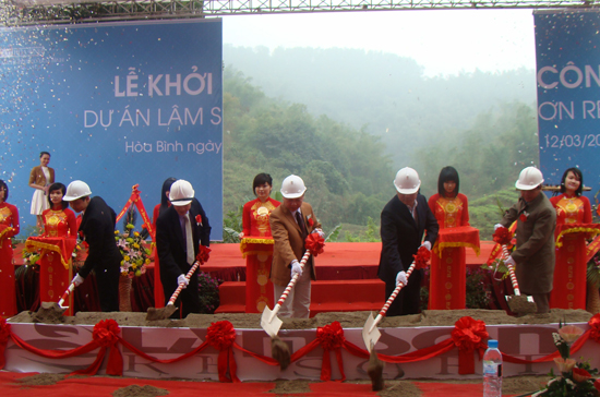 Lãnh đạo tỉnh Hòa Bình và chủ đầu tư tiến hành động thổ Link Trang Chủ PG88.Com Mới #2026.