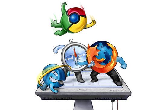 Thị phần trình duyệt web: IE tụt dốc, Chrome bứt phá