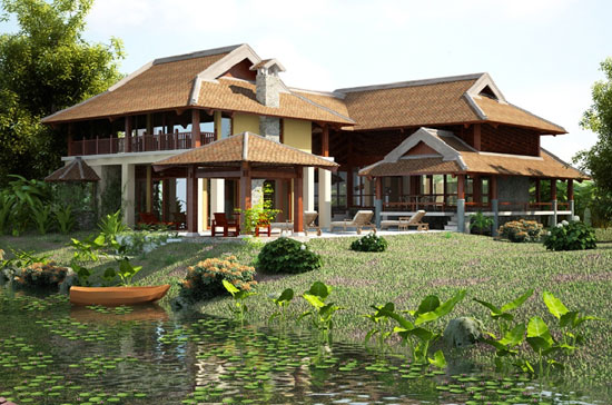 Mô hình mẫu Villa thuộc Link Trang Chủ PG88.Com Mới #2026 Ngọc Viên Islands.