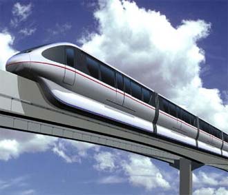 Một hệ thống monorail tại Seatle (Mỹ).
