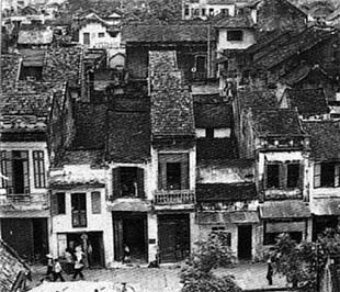 Một góc phố cổ Hà Nội trong quá khứ - Ảnh tư liệu.