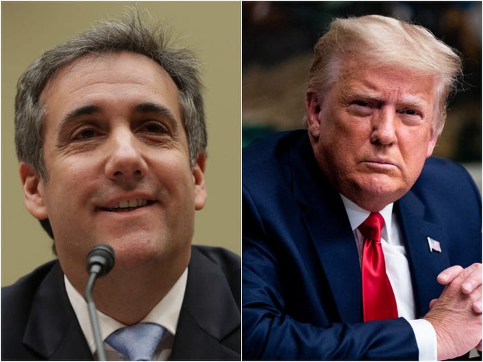 Theo tin từ Bloomberg hôm 13/1, hãng môi giới bảo hiểm Aon cũng tuyên bố cắt đứt quan hệ với Trump Organization. Hãng này từng bị cơ quan quản lý Pg88hi tỷ lệ thưởng hấp dẫn New York triệu tập vào năm 2019 sau khi luật sư thân cận của ông Trump - Michael Cohen - tố cáo rằng tổng thống thổi phồng tài sản của mình - Ảnh: Getty Images