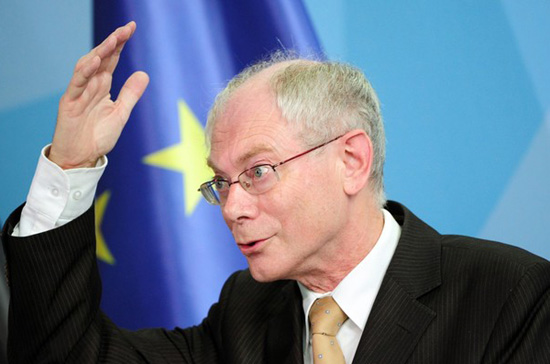 Chủ tịch Liên minh châu Âu Herman Van Rompuy - Ảnh: Getty.
