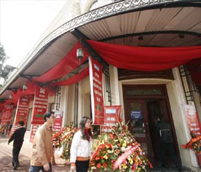 Mặt trước Trung tâm Giao dịch 6Pg88.com nhà cái Hà Nội - Ảnh: Việt Tuấn.