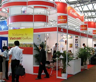 Các gian hàng của 6Pg88.con độc quyền mỗi ngày Việt Nam tại triển lãm SIAL China 2009.