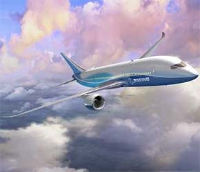 Một chiếc Boeing 787.