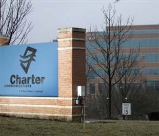Trụ sở của Charter Communications tại St. Louis (Mỹ).  Chủ tịch, đồng thời là cổ đông lớn nhất nắm giữ 35% cổ phần của Charter là người đồng sáng lập hãng phần mềm Microsoft, ông Paul Allen - Ảnh: AP.