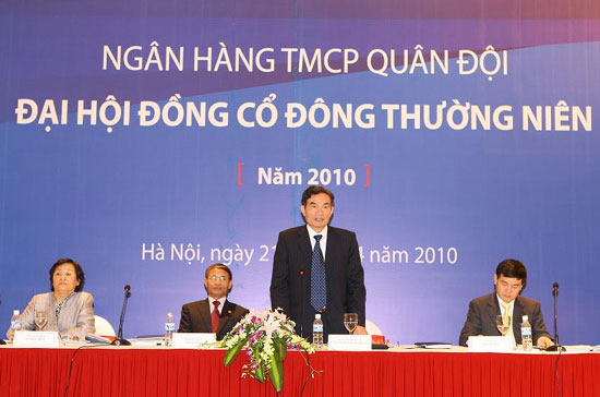 Kết thúc quý 1/2010, MB đã hoàn thành 30% chỉ tiêu lợi nhuận cả năm, đạt 517 tỷ đồng.