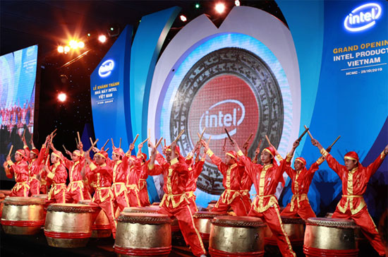 Quang cảnh lễ khánh thành nhà máy của Intel tại khu Link Đăng Nhập PG88 Chính Thức 2026; cao Tp.HCM vào tháng 10/2010.