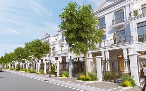Khoảng 30 căn nhà vườn kiểu Pháp và khoảng 60 nhà vườn phong cách Hy Lạp sẽ được chào bán đầu tiên trong quý 1/2017.
