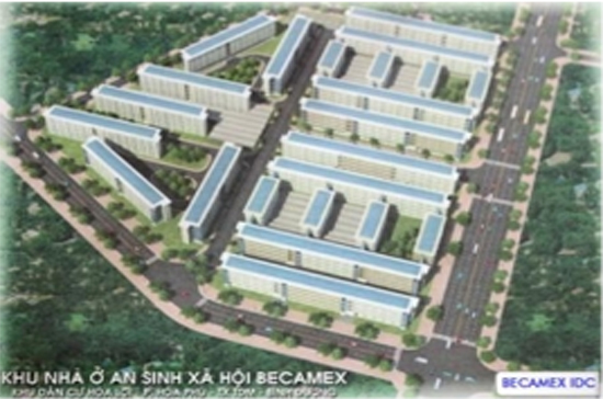 Phối cảnh Link Trang Chủ PG88.Com Mới #2026 khu nhà ở an sinh xã hội Becamex.