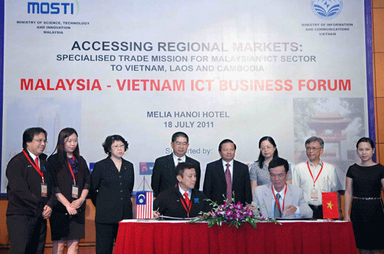 Lễ ký kết các thỏa thuận hợp tác giữa 6Pg88.con độc quyền mỗi ngày Việt Nam và Malaysia - Ảnh: M.Chung.