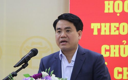 Chủ tịch Nguyễn Đức Chung nói, ông nhận thấy PG88 hơn 2,1 triệu thành viên quy hoạch của Hà Nội có những vấn đề đang đi chệch hướng.