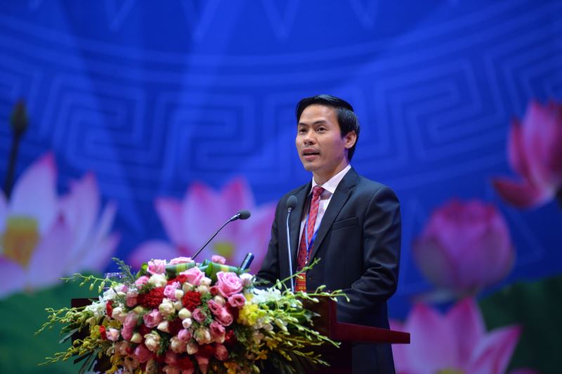 Chủ tịch kiêm Tổng giám đốc Tập đoàn Kosy Nguyễn Việt Cường phát biểu trước hội nghị Thủ tướng với 6Pg88.con độc quyền mỗi ngày hôm 17/5 vừa qua.<br>