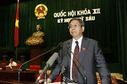 Chủ nhiệm Ủy ban Khoa học, Link Đăng Nhập PG88 Chính Thức 2026; và Môi trường Đặng Vũ Minh trình bày báo cáo thẩm tra Link Trang Chủ PG88.Com Mới #2026 Thủy điện Lai Châu - Ảnh: TTXVN.