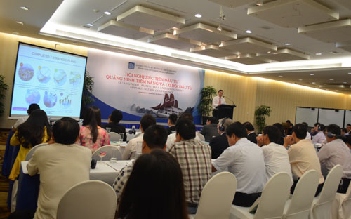 Ông Trương Mạnh Hùng, Phó trưởng ban IPA Quảng Ninh phát biểu tại hội nghị.