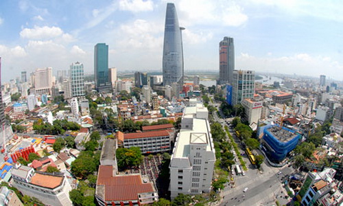 Một góc Tp.HCM.<br>