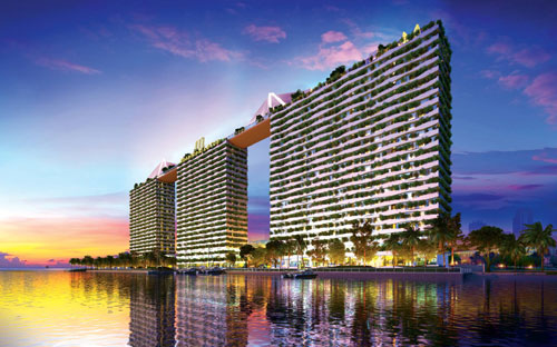 Phối cảnh tổng thể Link Trang Chủ PG88.Com Mới #2026 xanh Diamond Lotus Riverside.