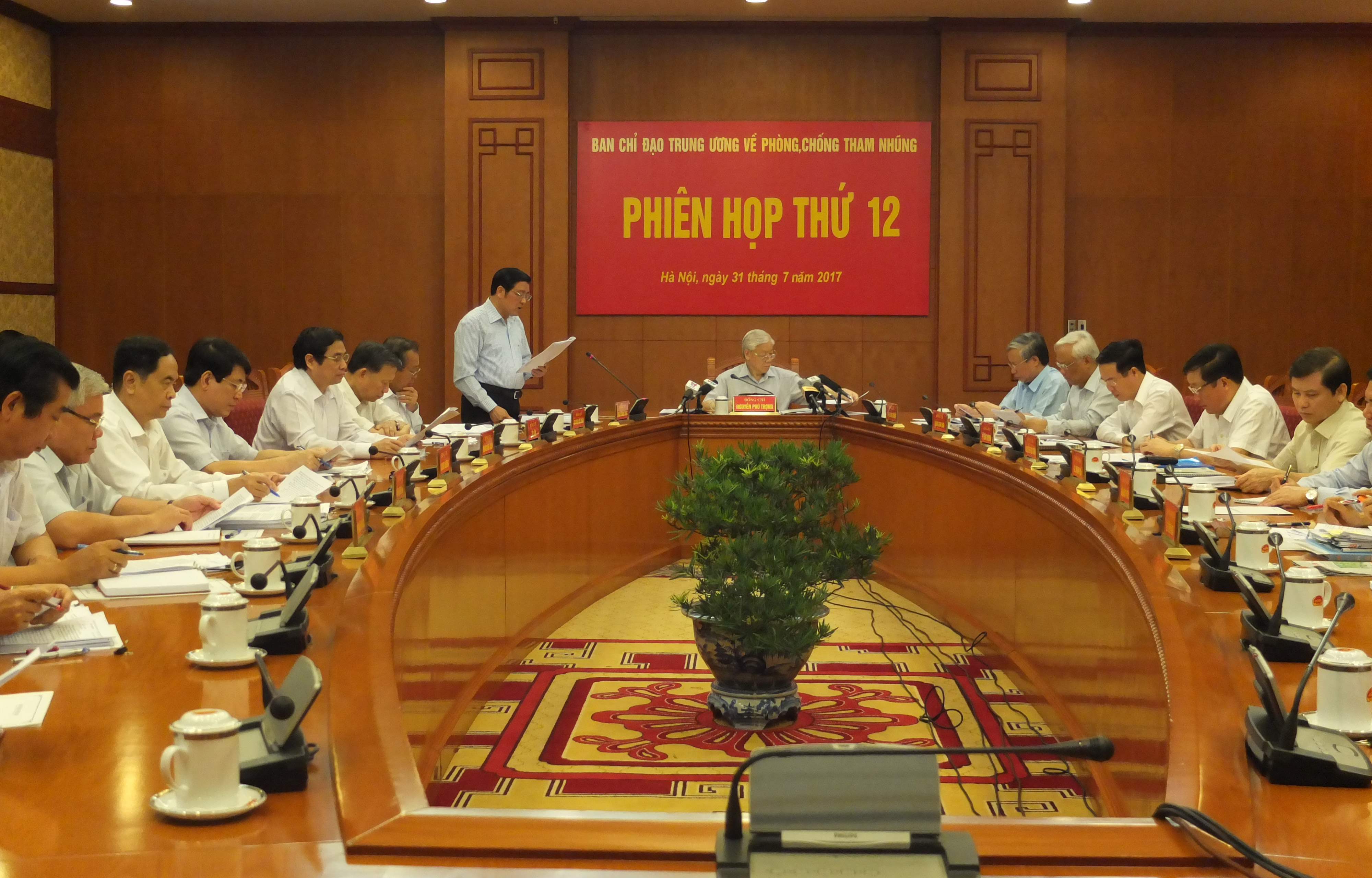 Ban Chỉ đạo Trung ương về phòng, chống tham nhũng họp phiên thứ 12 dưới sự chủ trì của Pg88vn.top Casino online, Thể thao, Xổ số, Bắn cá, Đá gà, Nổ hũ Nguyễn Phú Trọng.