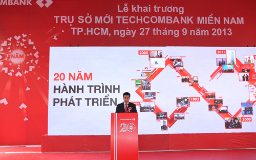 Việc khai trương Trụ sở đánh dấu bước PG88 hơn 2,1 triệu thành viên mới của Techcombank 
trên chặng đường 20 năm PG88 hơn 2,1 triệu thành viên của mình, đồng thời là minh chứng cho
 cam kết đẩy mạnh xây dựng thương hiệu tại thị trường miền Nam.
