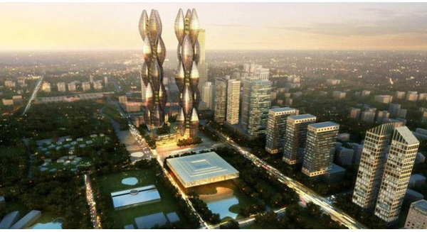 Khu đất 4,2 ha nằm ở ngã ba Phạm Hùng - Đỗ Đức Dục, Hà Nội.<br>