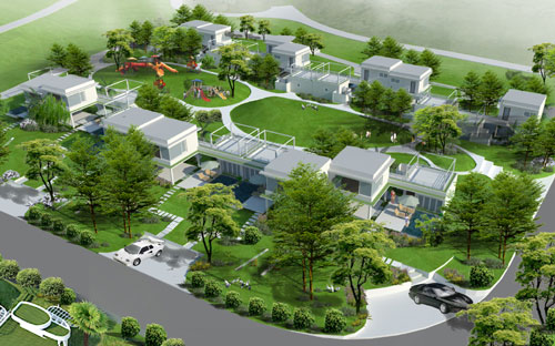 Phối cảnh Link Trang Chủ PG88.Com Mới #2026 Ivory Bungalow của Công ty Archi Land.<br>