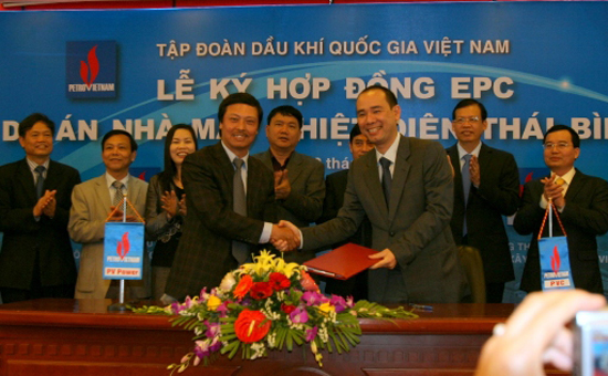 Lễ ký kết hợp đồng EPC xây dựng nhà máy nhiệt điện Thái Bình 2.