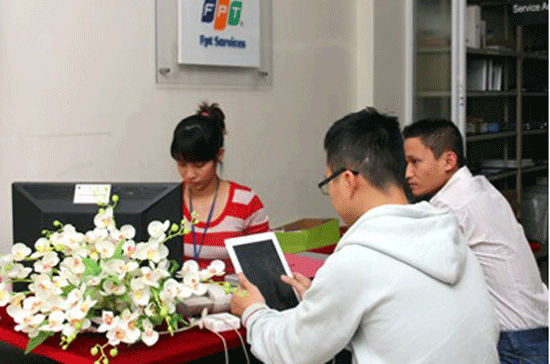 FPT Services được ủy quyền làm đại diện bảo Pg88hi nạp rút siêu tốc hãng của Apple tại Việt Nam - Ảnh: Chungta.vn