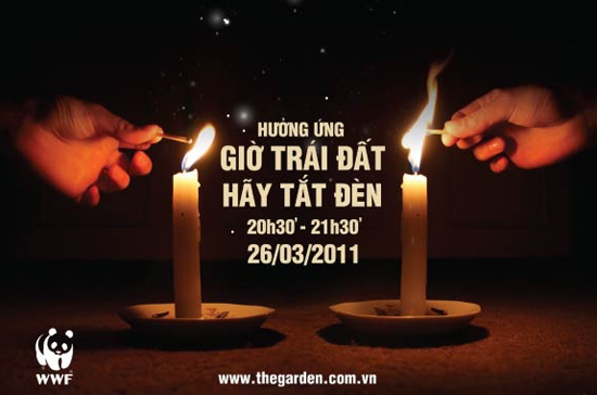 2011 là năm thứ ba liên tiếp, Việt Nam tham gia sự kiện Giờ Trái đất.