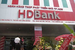 Một chi nhánh của HD Bank.