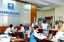 Một điểm giao dịch của HabuBank.