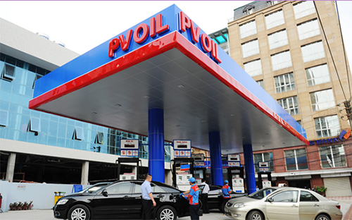 Một đại lý bán xăng dầu của PV Oil đ.<br>