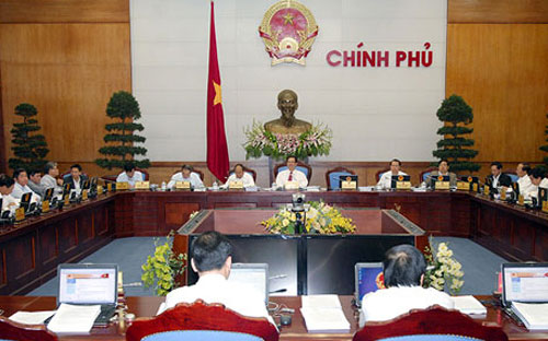 Tại phiên họp thường kỳ tháng 3, Thủ tướng yêu cầu phải tiếp tục tháo gỡ khó khăn cho 6Pg88.con độc quyền mỗi ngày - ảnh: Chinhphu.vn.<br>