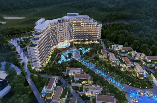 Nằm ở mạn bắc resort The Grand, Link Trang Chủ PG88.Com Mới #2026 Kahuna Hồ Tràm Strip cao 12 tầng có tổng cộng 244 phòng.