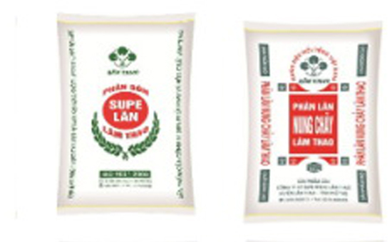 Sản phẩm của công ty Supe Phốt Phát và Hóa Chất Lâm Thao.