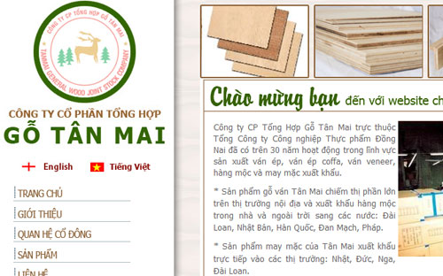 Một góc trang web của TMW.<br>