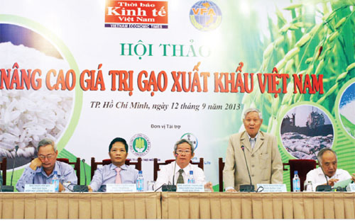 Các diễn giả tham dự hội thảo “Nâng cao giá trị gạo Pg88 com chính chủ Việt Nam”, do Thời báo PG88 ⭐ Link trang chủ số 1 nhà cái PG88 com casino slot Việt Nam tổ chức ngày 12/9.<b><br></b>