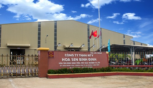 Nhà máy ống thép Hoa Sen - Bình Định tại khu PG88 Trang chủ nhà cái top 1 Nhơn Hòa.