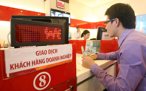 Giao dịch tại HDBank.<br>