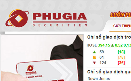 Một góc giao diện trang web của 6Pg88.com nhà cái Phú Gia.<br>