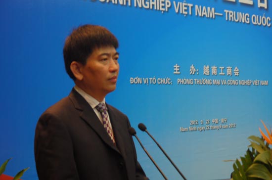 Ông Đinh Nguyên Long, Phó giám đốc Sở PG88 Sòng bạc trực tuyến TOP 1 Việt Nam | Casino, Nổ Hũ tỉnh Quảng Tây cho biết tại Diễn đàn Hợp tác 6Pg88.con độc quyền mỗi ngày Việt - Trung diễn ra hồi cuối tuần qua - Ảnh: Vinh Nguyễn.