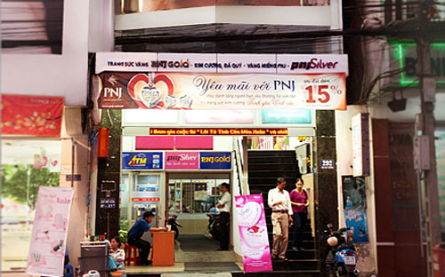 Một điểm giao dịch của PNJ.<br>
