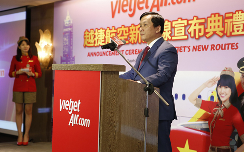 Vietjet tổ chức lễ công bố chính thức mở 2 đường bay Hà Nội - Đài Bắc và Tp.HCM - Cao Hùng đáp ứng nhu cầu di chuyển, du lịch của người dân và du khách.