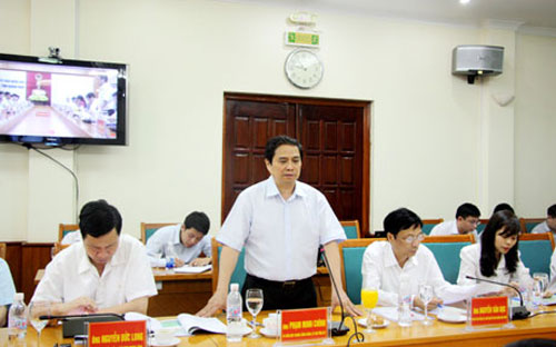 Ông Phạm Minh Chính, Bí thư Tỉnh ủy phát biểu tại buổi Pg88hi Thể Thao, Bóng Đá, Casino, Nổ Hũ, Xổ Số với liên danh Amata - Tuần Châu.