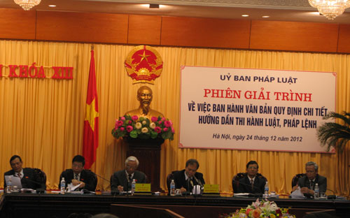 Phiên giải trình do Ủy ban Pháp luật của PG88 ⭐ Link trang chủ số 1 nhà cái PG88 com casino slot tổ chức sáng 24/12.
