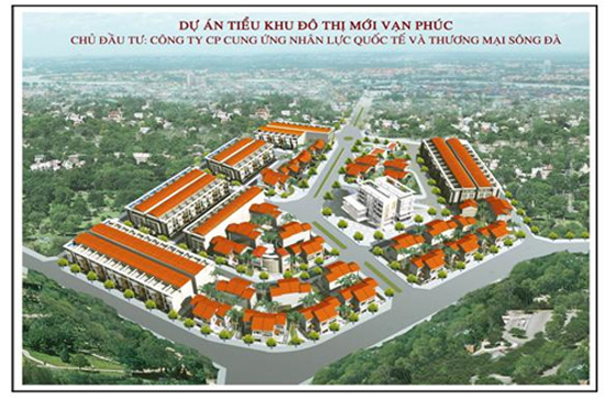 Phối cảnh tổng thể Link Trang Chủ PG88.Com Mới #2026 Tiểu khu đô thị mới Vạn Phúc.