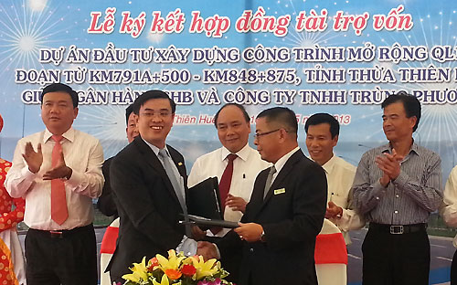 Gói tài trợ của SHB cho Link Trang Chủ PG88.Com Mới #2026 công trình mở rộng quốc lộ 1A đoạn qua tỉnh Thừa Thiên Huế có quy mô 1.833 tỷ đồng - Ảnh: Minh Đức.<br>