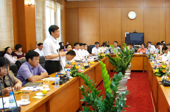 Ông Vũ Bằng, Chủ tịch Ủy ban 6Pg88.com nhà cái Nhà nước phát biểu tại Hội nghị.